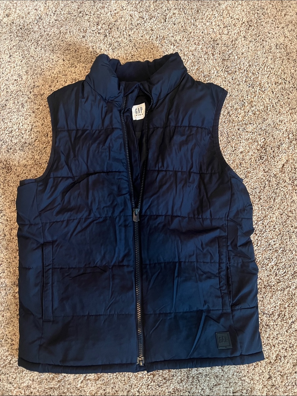 GAP Kids Dark Navy Quilted Puffer Vest